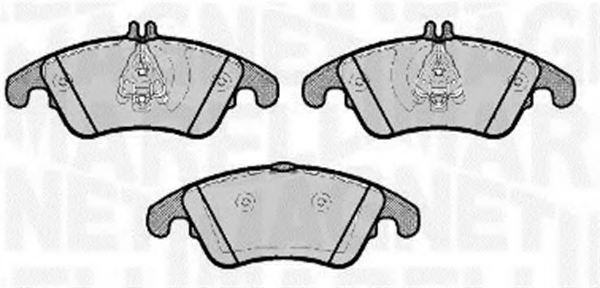 MAGNETI MARELLI 363916060653 Brake Pad Set, disc brake